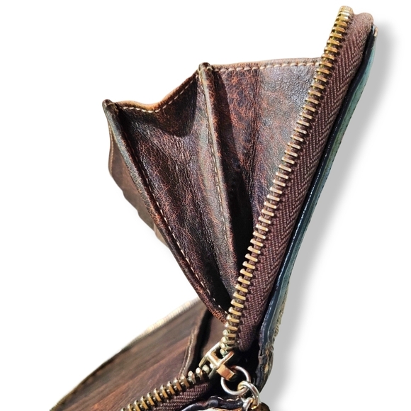 Gucci Wallet, GG Canvas Bamboo Tassel Zip Around Wallet - Picture 7 of 16